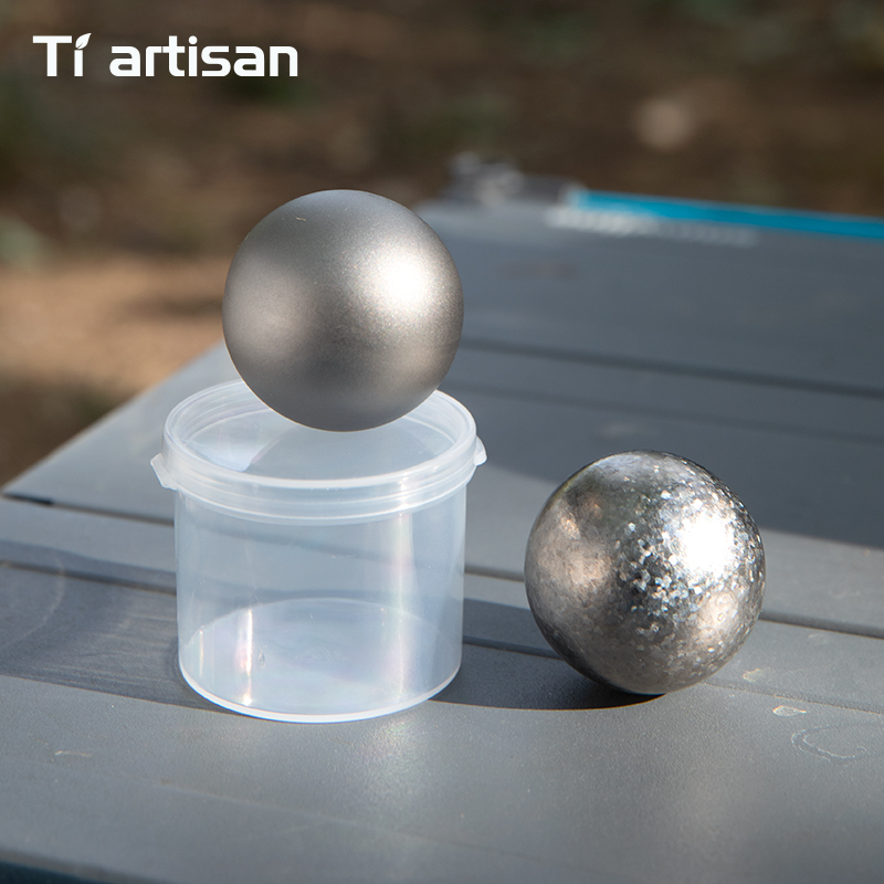 Whiskey Stone Set - Tiartisan-bola de hielo de titanio de