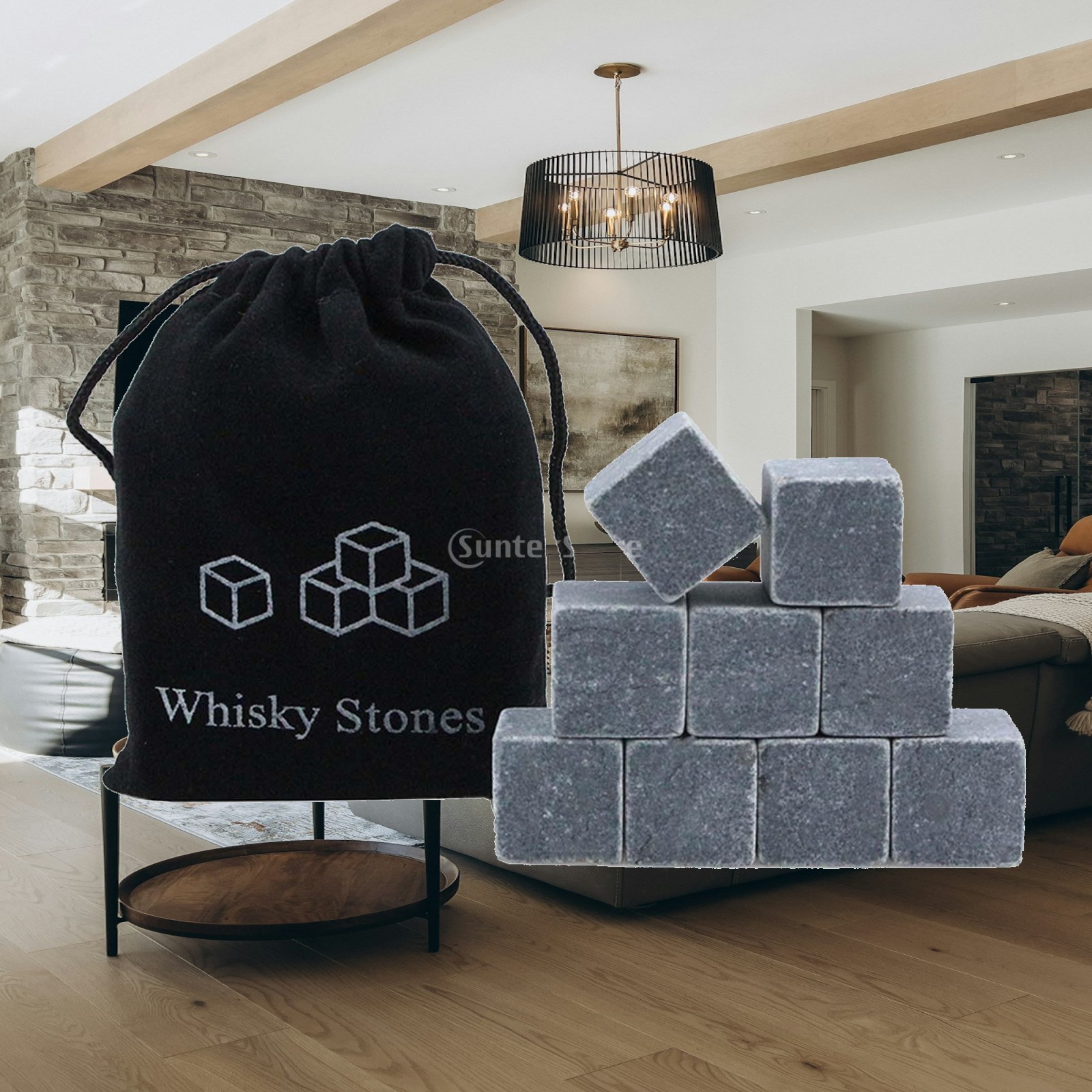 Whiskey Stone Set - Juego de 9 Piedras de Whisky