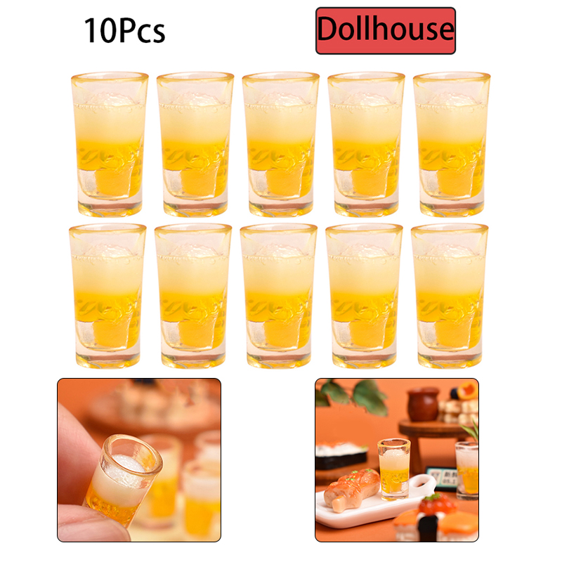 Wine Beer Usa - 10 Uds. Juguete en miniatura para