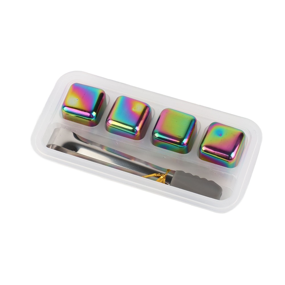 Whiskey Stone Set - Cubitos de Hielo Reutilizables de Acero