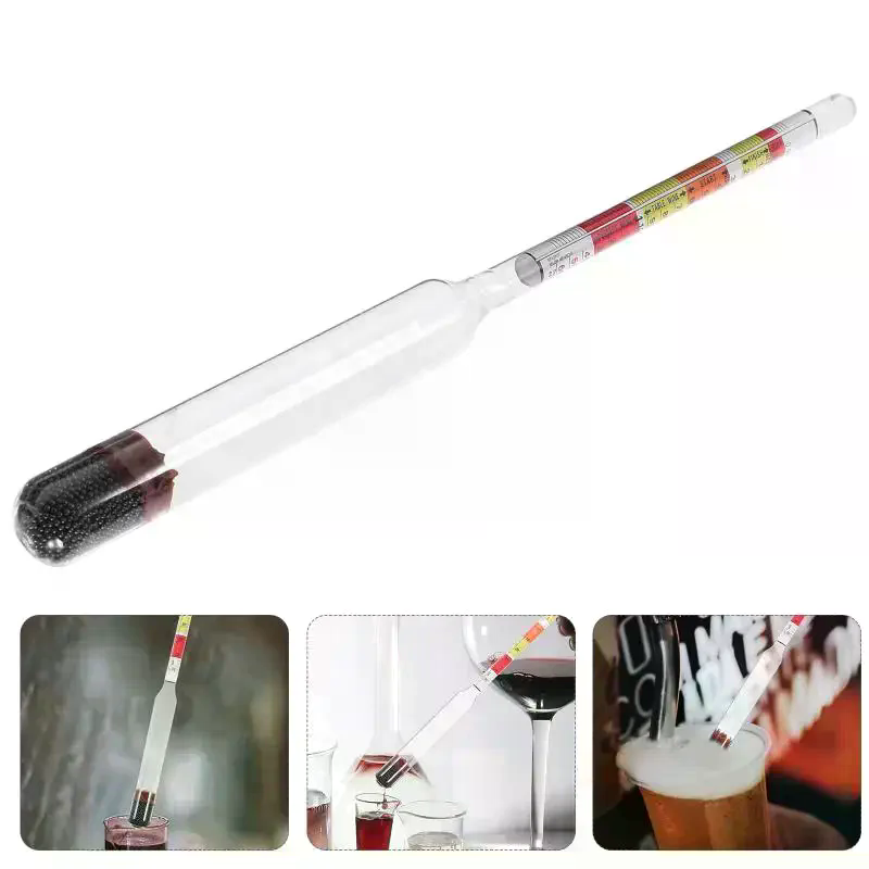 Wine Beer Cider - Hidrómetro de 3 escalas para pruebas