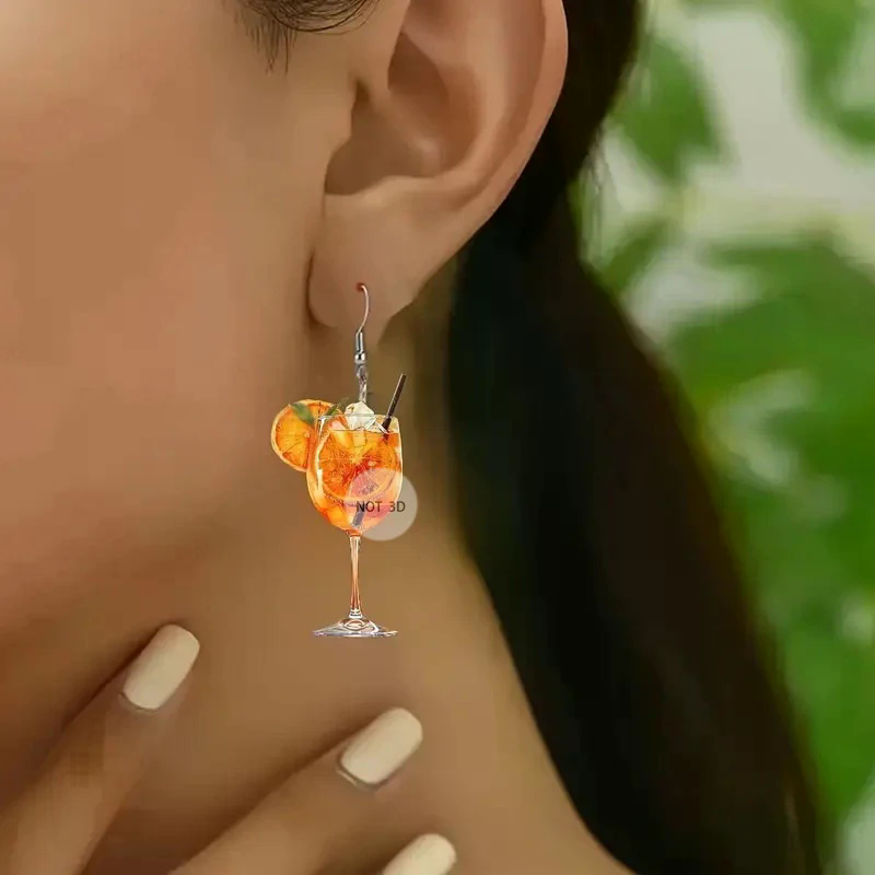 Beer And Wine Festival - Pendientes de diseño plano 2D a