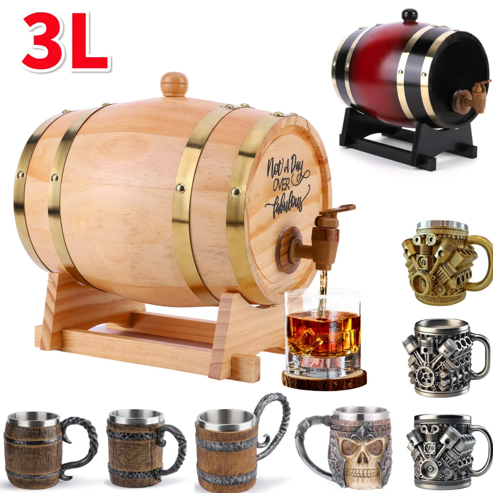 Barril de whisky de madera de  - Wine Beer The Whiskey reseña y precio