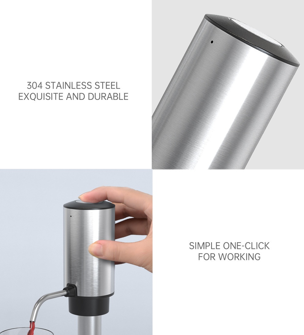 Set de Regalo 4 en 1: Abridor  - Decanter Aerator Set reseña y precio