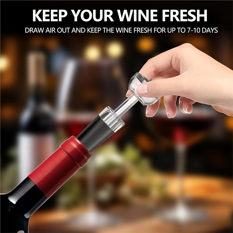 Abridor de Vino Eléctrico A84G - Decanter Aerator Set reseña y precio