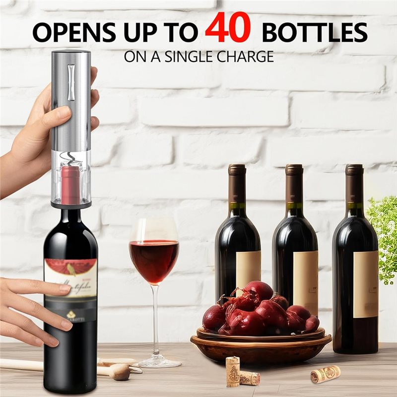 Abridor de Vino Eléctrico A84G - Decanter Aerator Set reseña y precio