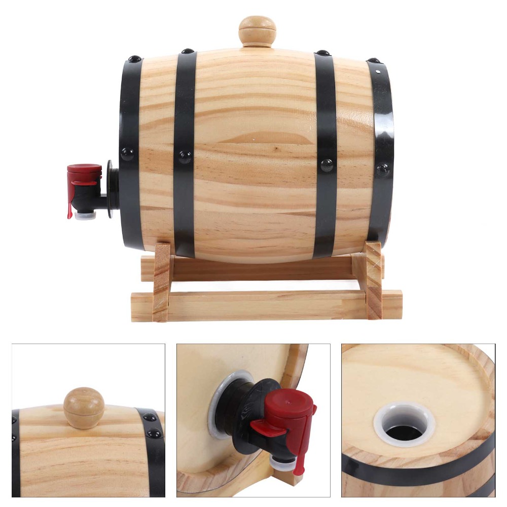 Barriles de madera de pino vin - Wine Beer The Whiskey reseña y precio