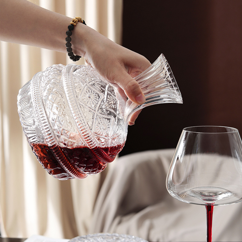 Decantador de vino giratorio D - Wine Beer The Whiskey reseña y precio