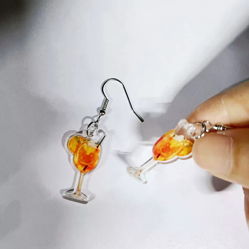 Pendientes de diseño plano 2D  - Beer And Wine Festival reseña y precio