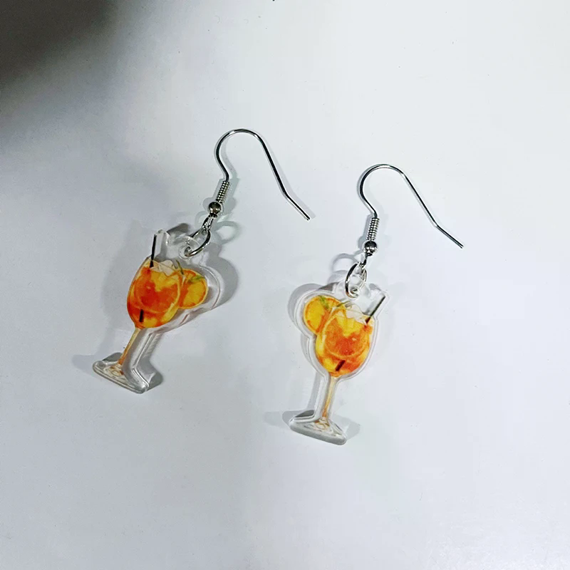Pendientes de diseño plano 2D  - Beer And Wine Festival reseña y precio