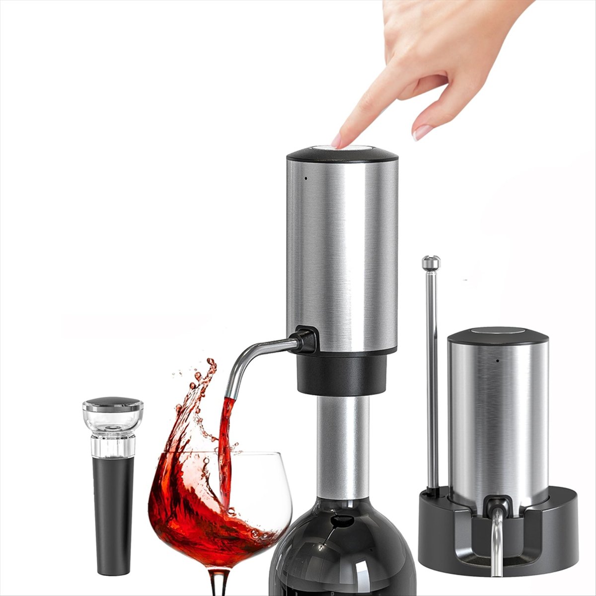 ETRT Aerador de vino eléctrico - Decanter Aerator Set reseña y precio