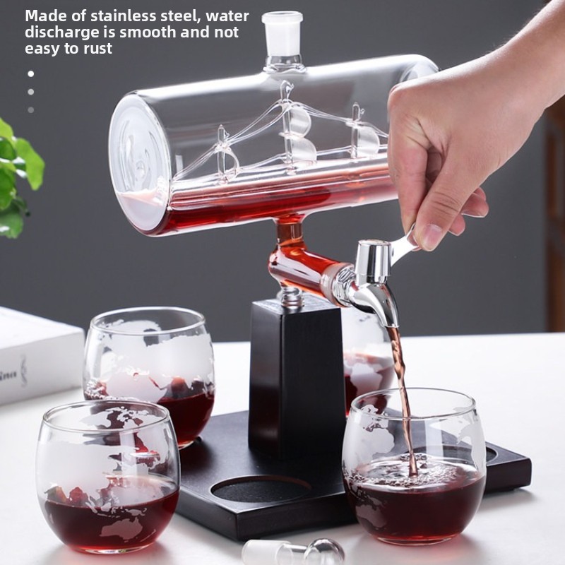 Decantador de vino de vidrio t - Decanter Aerator Set reseña y precio