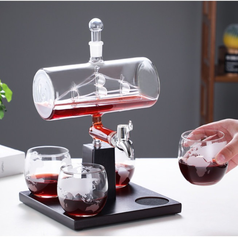 Decantador de vino de vidrio t - Decanter Aerator Set reseña y precio