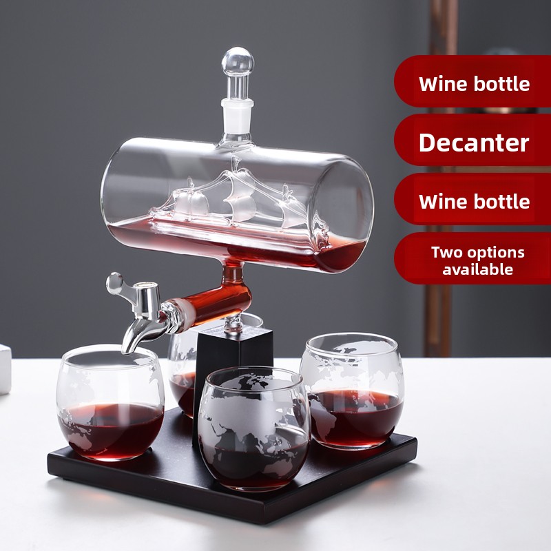 Decantador de vino de vidrio t - Decanter Aerator Set reseña y precio