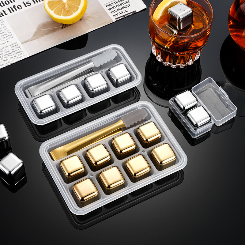 Cubo de hielo congelado rápido - Whiskey Stone Set reseña y precio