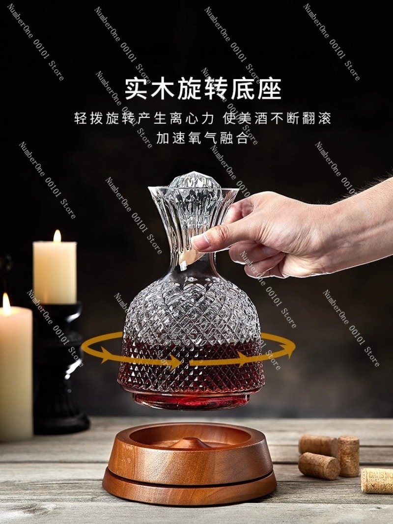 Decantador de vino giratorio d - Decanter Aerator Set reseña y precio
