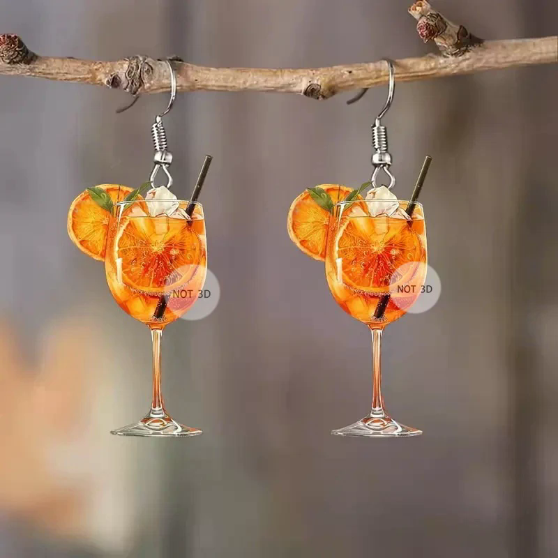 Pendientes de diseño plano 2D  - Beer And Wine Festival reseña y precio