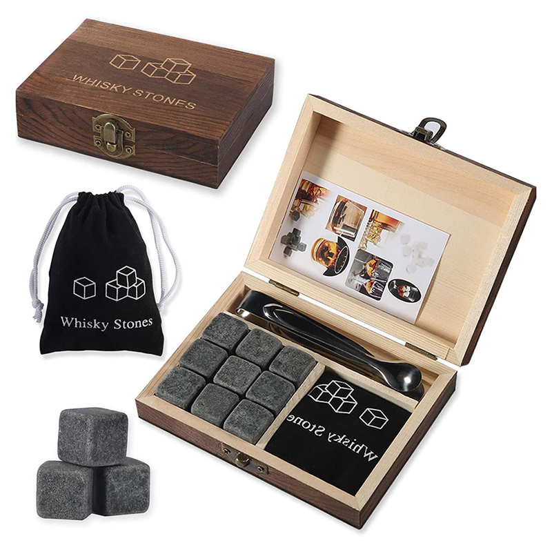 9 piedras de whisky reutilizab - Whiskey Stone Set reseña y precio