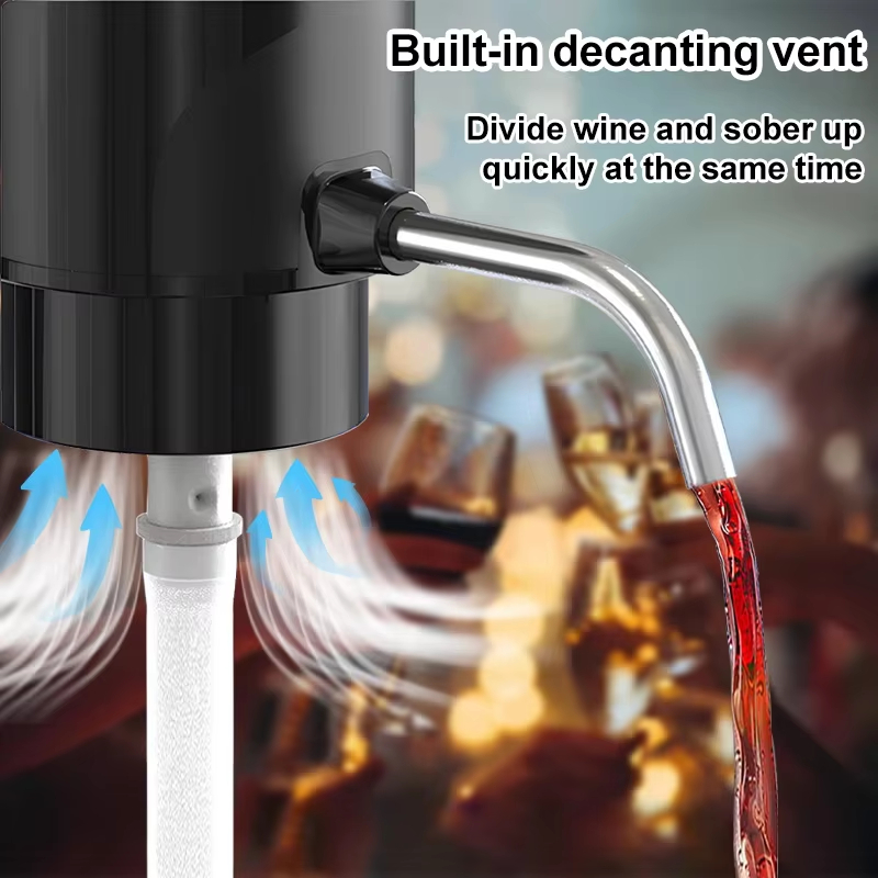 Aireador de vino eléctrico int - Decanter Aerator Set reseña y precio