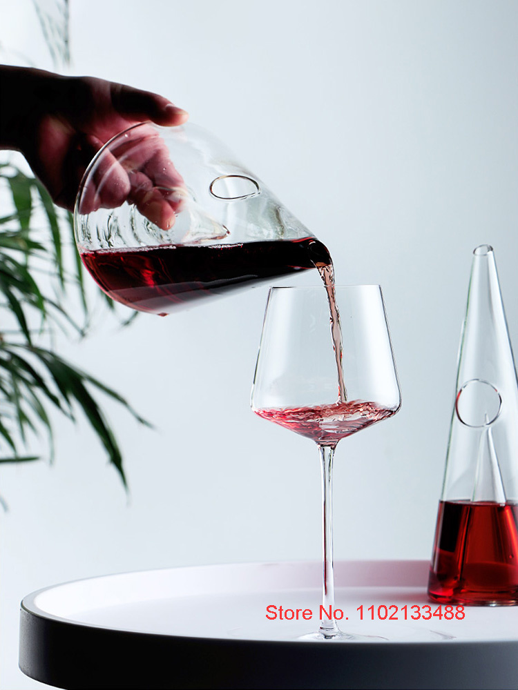 Decantador de vino con forma d - Decanter Aerator Set reseña y precio