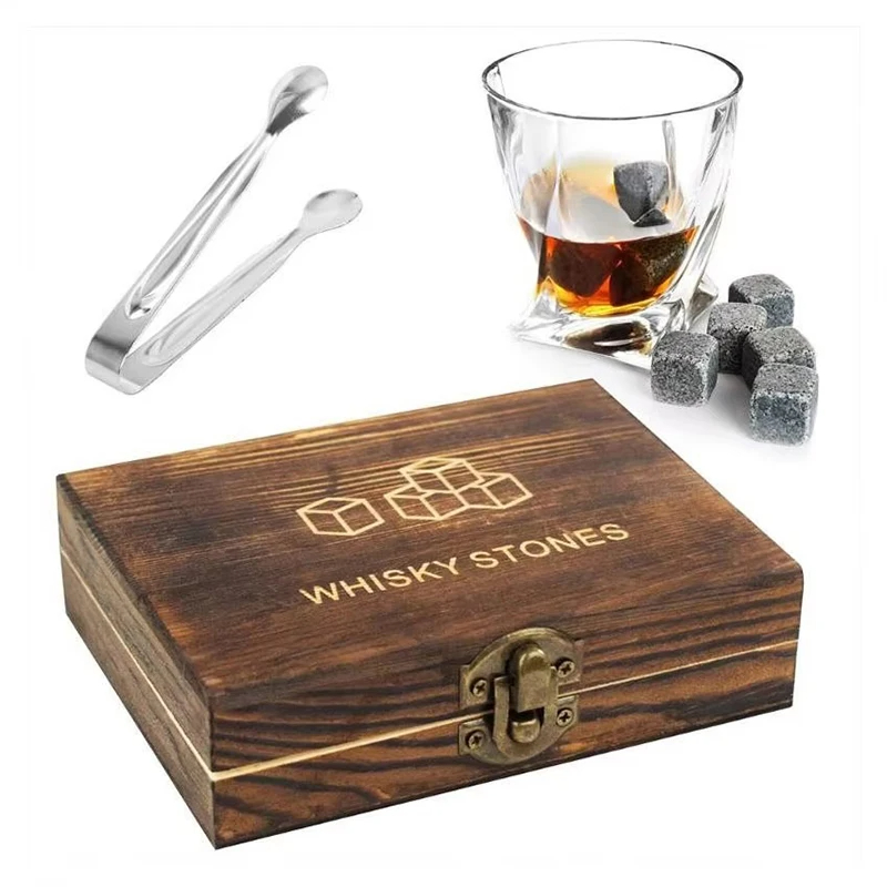 Juego de regalo de piedras par - Whiskey Stone Set reseña y precio
