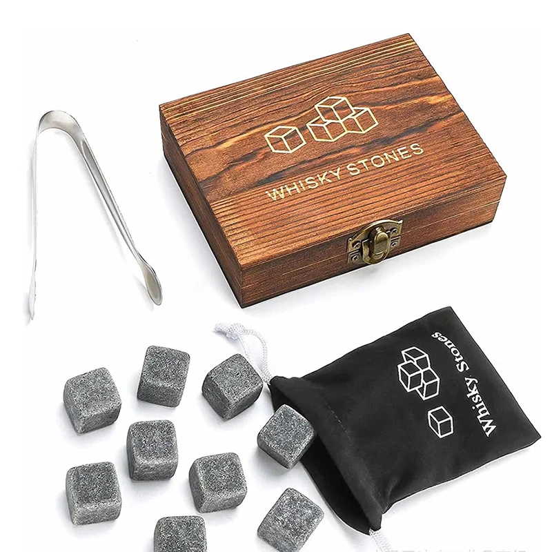 Juego de regalo de piedras par - Whiskey Stone Set reseña y precio