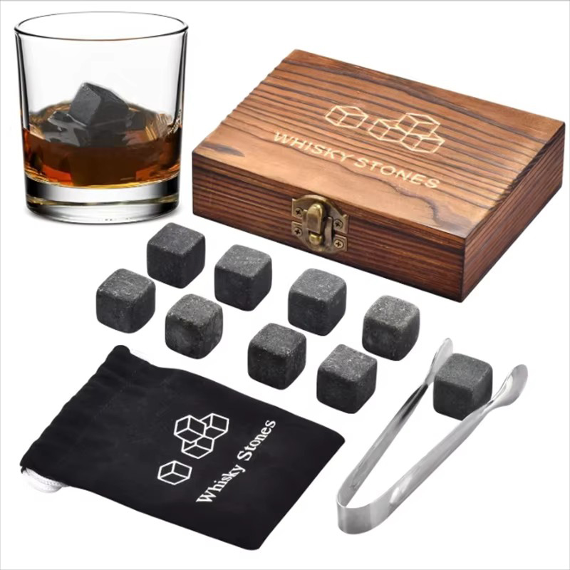 9 piedras de whisky reutilizab - Whiskey Stone Set reseña y precio
