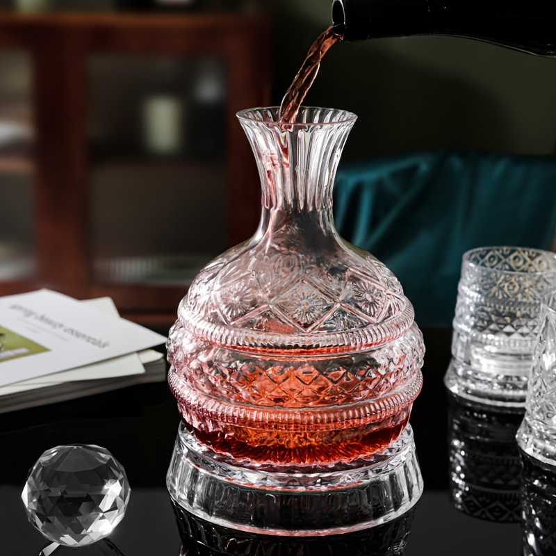 Decantador de vino de cristal, - Decanter Aerator Set reseña y precio