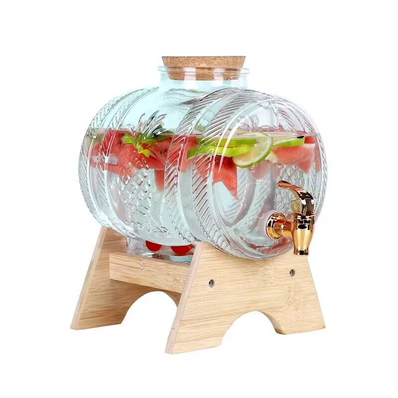 Barril de whisky de vidrio de  - Wine Beer The Whiskey reseña y precio