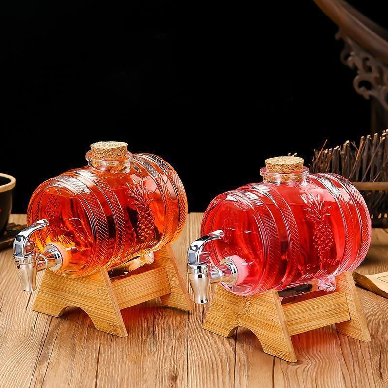 Barril de whisky de vidrio de  - Wine Beer The Whiskey reseña y precio