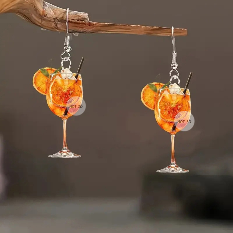 Pendientes de diseño plano 2D  - Beer And Wine Festival reseña y precio