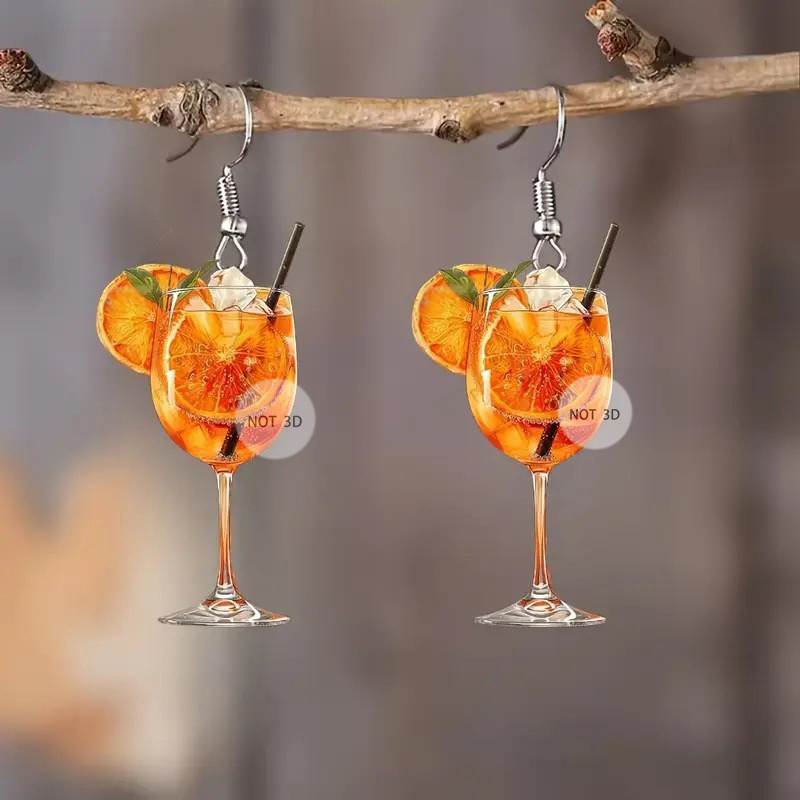 Pendientes de diseño plano 2D  - Beer And Wine Festival reseña y precio