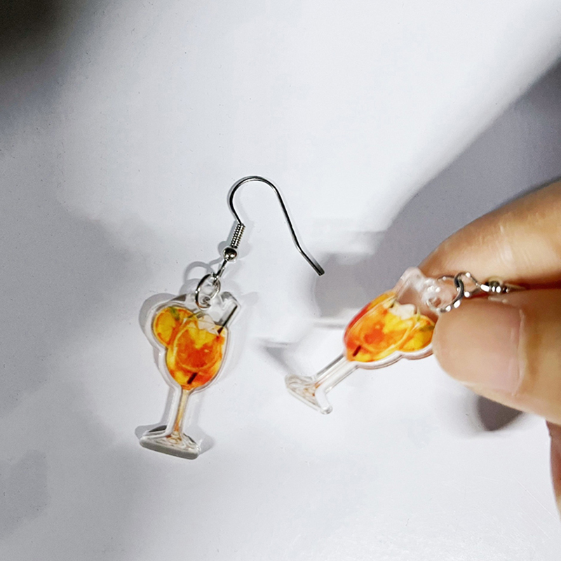 Pendientes de diseño plano 2D  - Beer And Wine Festival reseña y precio