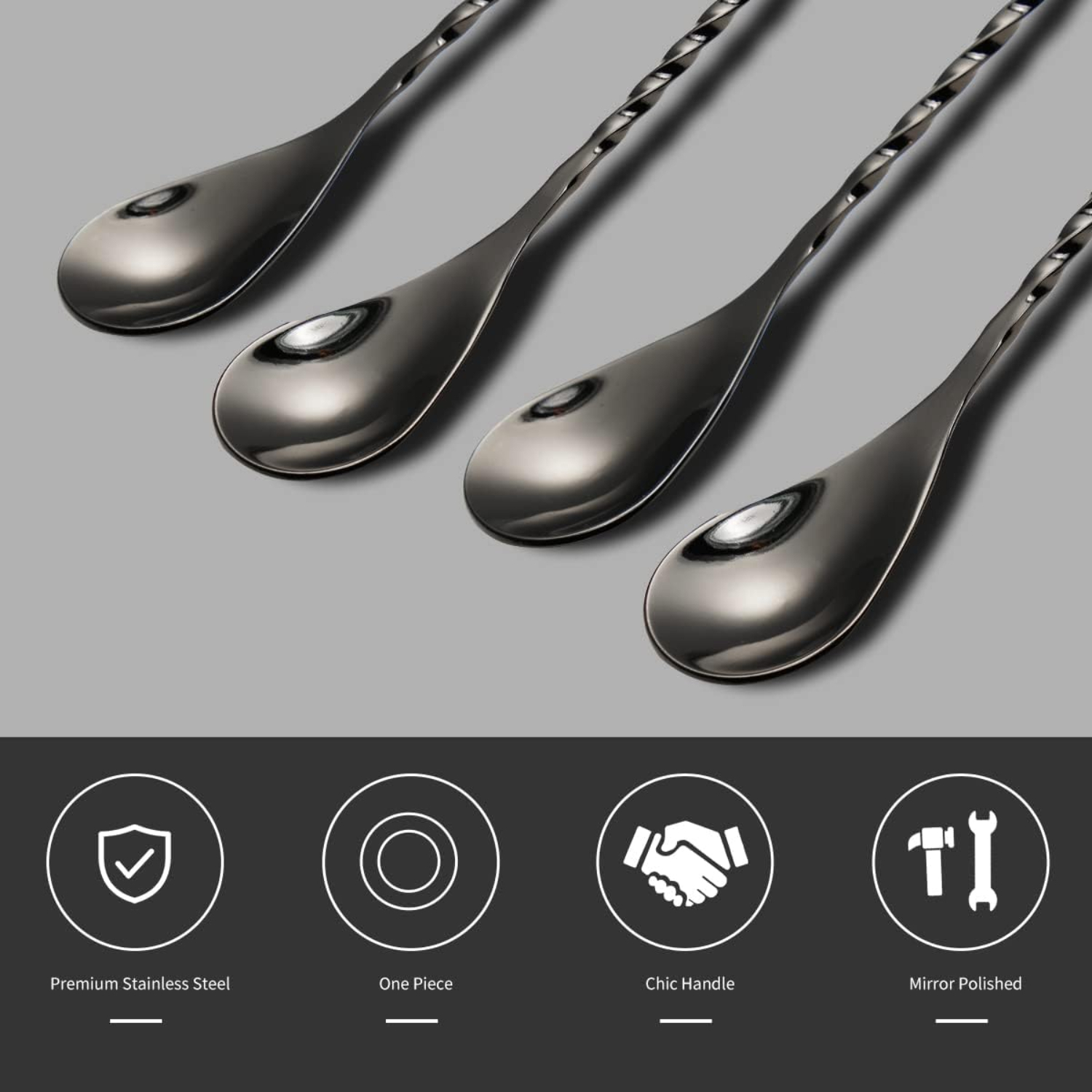 Juego de cucharas de cóctel de - Wine X Beer reseña y precio